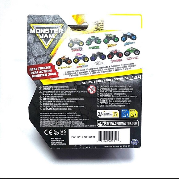 Spin Master 2025 Monster Jam Truck Grave Digger Chase Training Trucks Series 44 - Picture 2 of 2